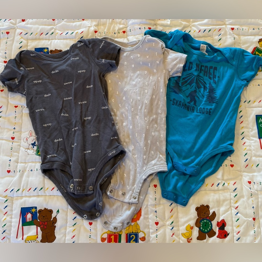 Carters onsies short sleeves. One from skamania lodge